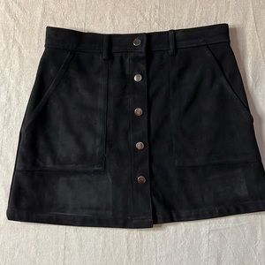 SUEDE MINI SKIRT- Small